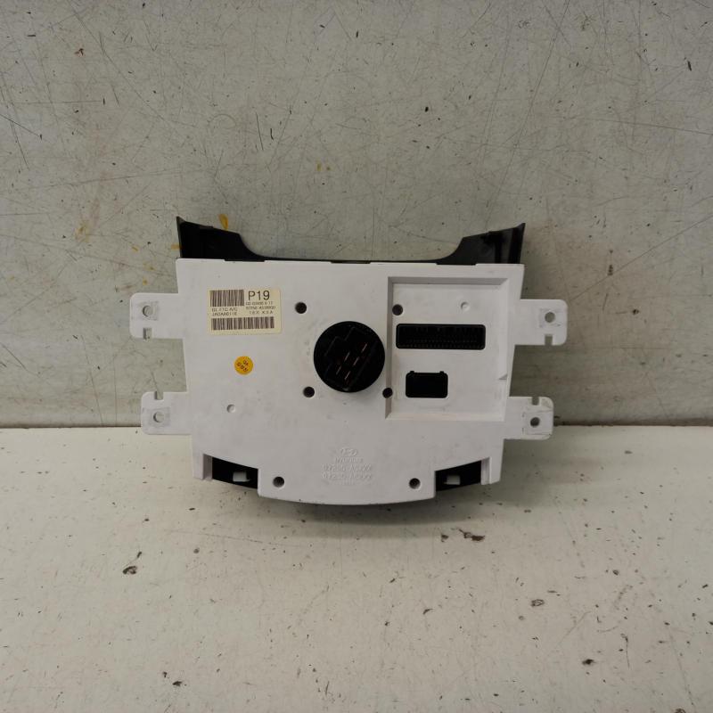 heater/aircon controls