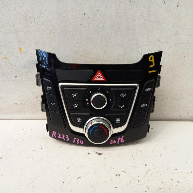 heater/aircon controls