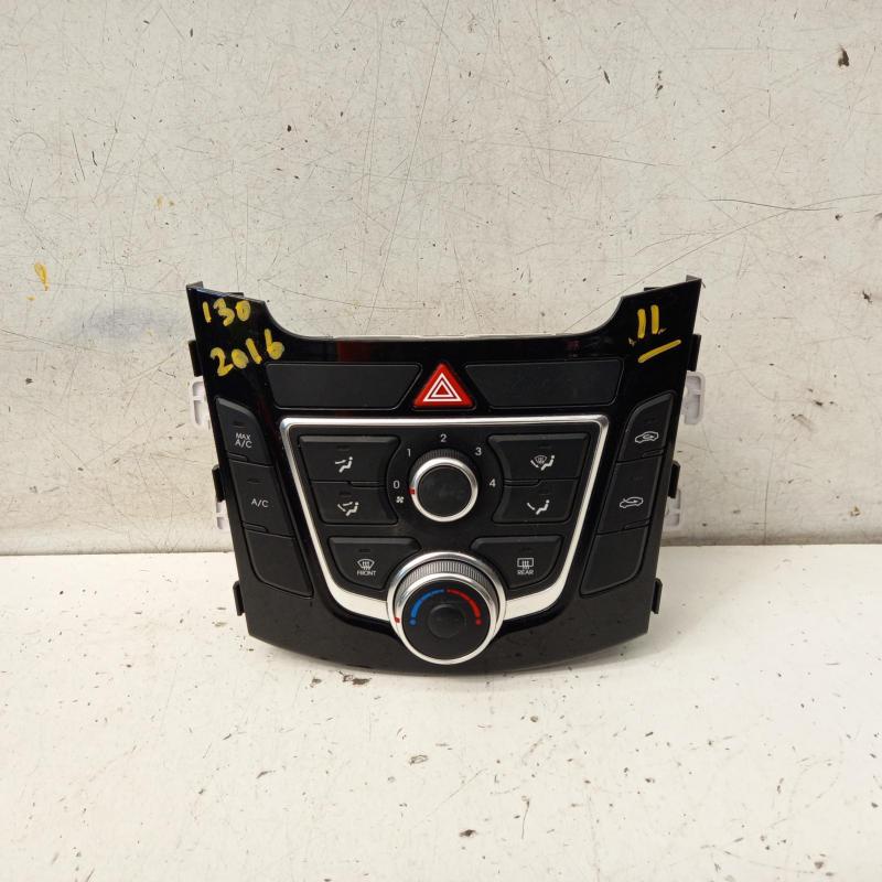 heater/aircon controls