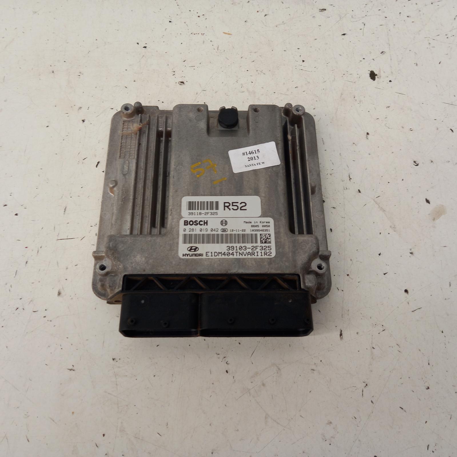 Santa Fe Ecu 2012-2018 engine ecu,2.2,turbo diesel,ecu only,dm,06/12-02/18 00014615 #381723