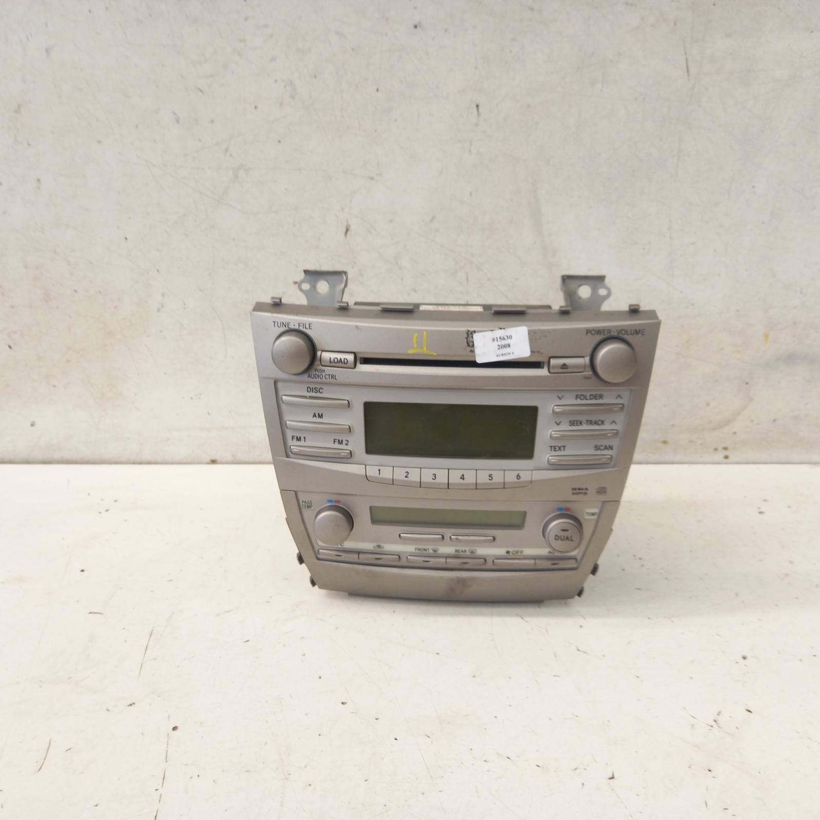 Aurion Stereo/head Unit 2006-2012 cd player,gsv40r,10/06-03/12 00015630 #382365