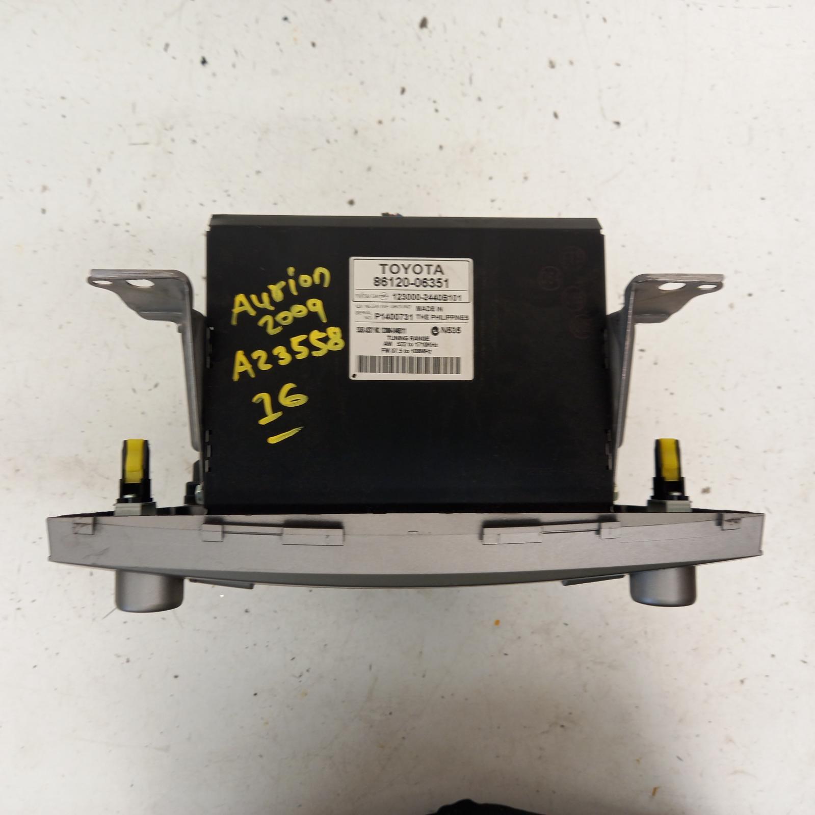 Aurion Stereo/head Unit 2006-2012 cd player,gsv40r,10/06-03/12 partwh #382549