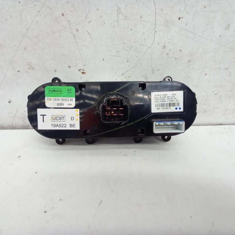 heater/aircon controls