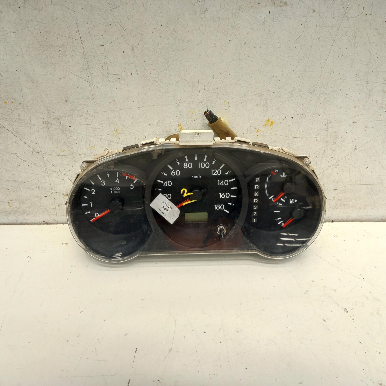 Ranger Instrument Cluster 2009-2011 instrument cluster,auto t/m,4wd,pk,04/09-06/11 00015720 #385725