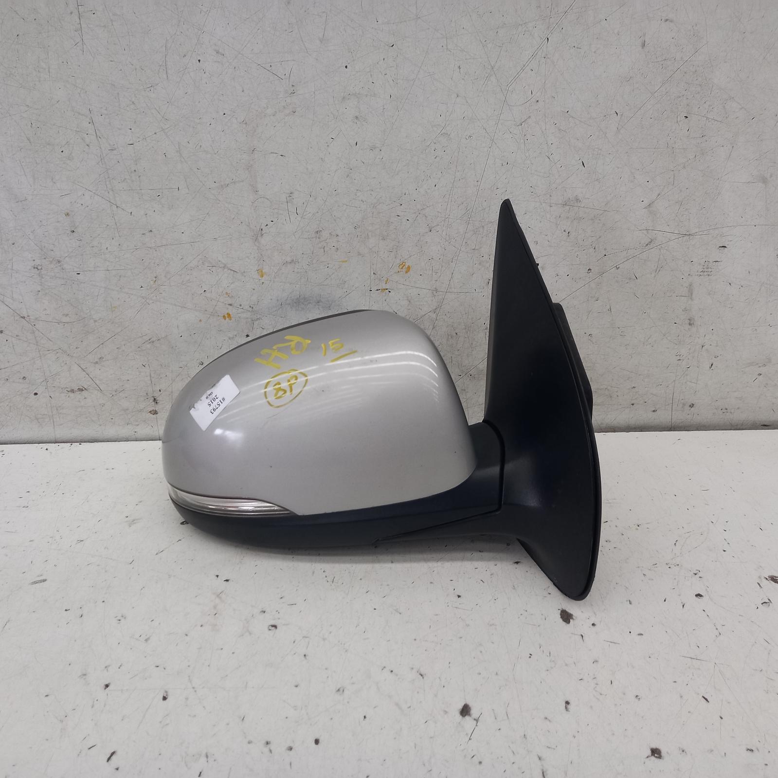 I20 Door Mirror Right 2012-2015 pb,power folding,w/ flasher type,03/12-12/15 00015793 #388432