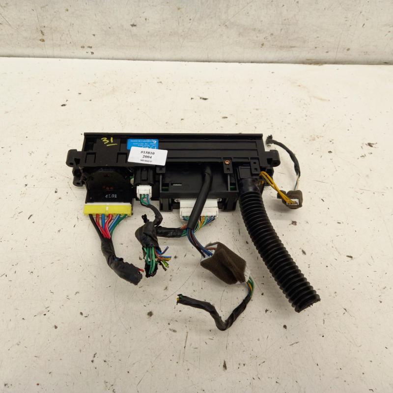 heater/aircon controls