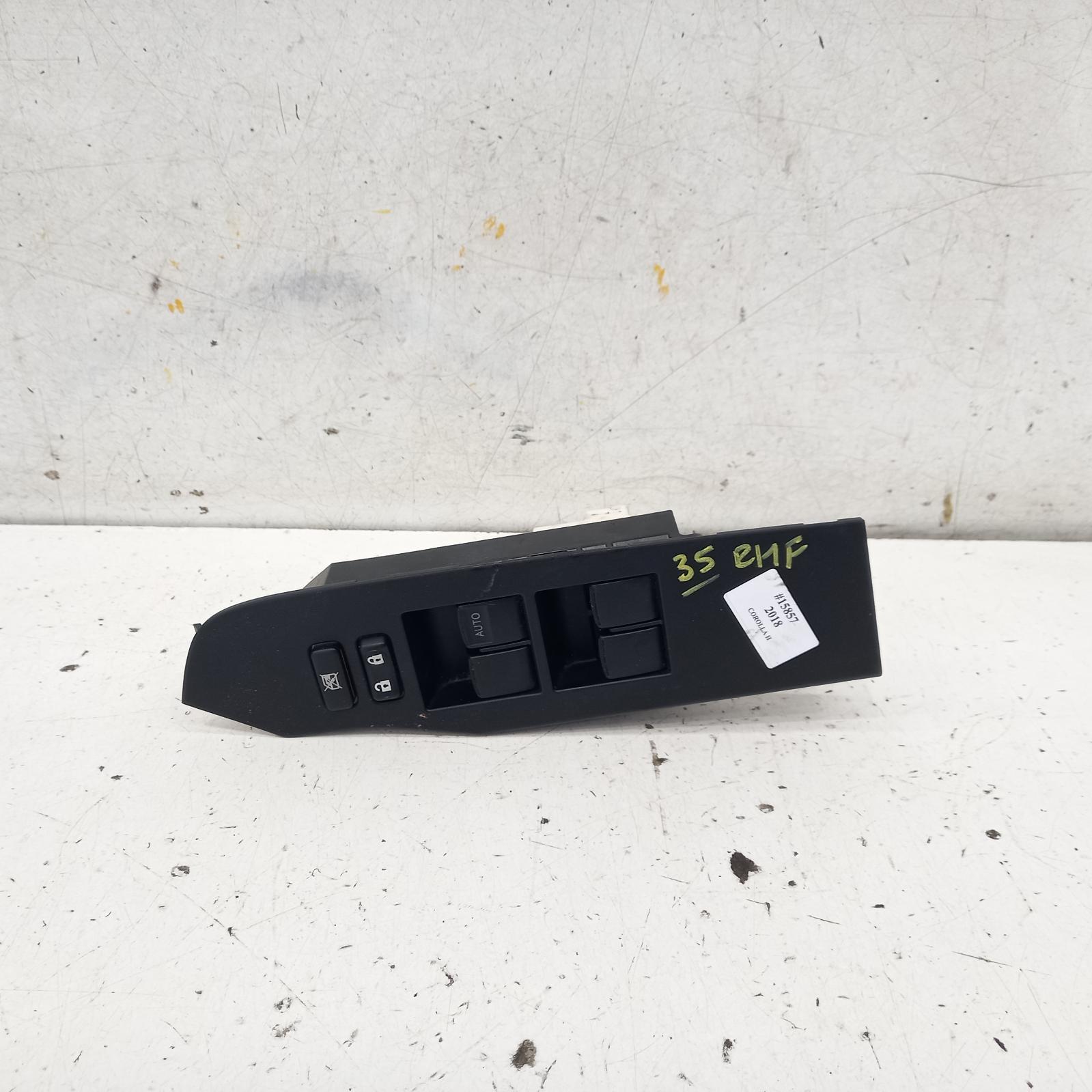 Corolla Power Door Window Switch 2015-2018 rh front (master switch),zre182r,hatch,standard,03/15-06/18 00015857 #390628