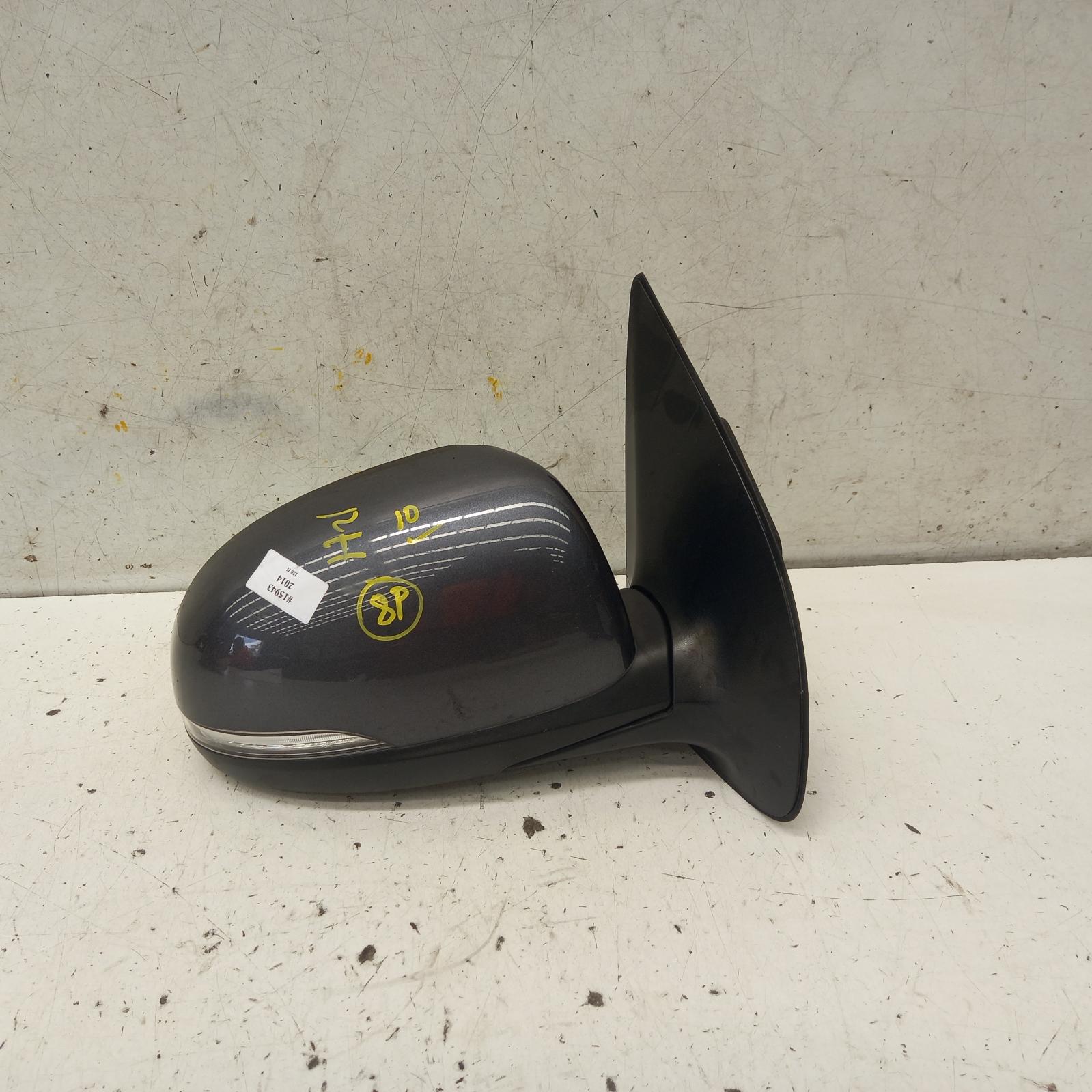 I20 Door Mirror Right 2012-2015 pb,power folding,w/ flasher type,03/12-12/15 00015943 #392997