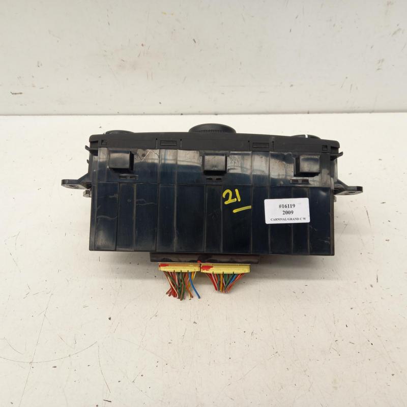 heater/aircon controls