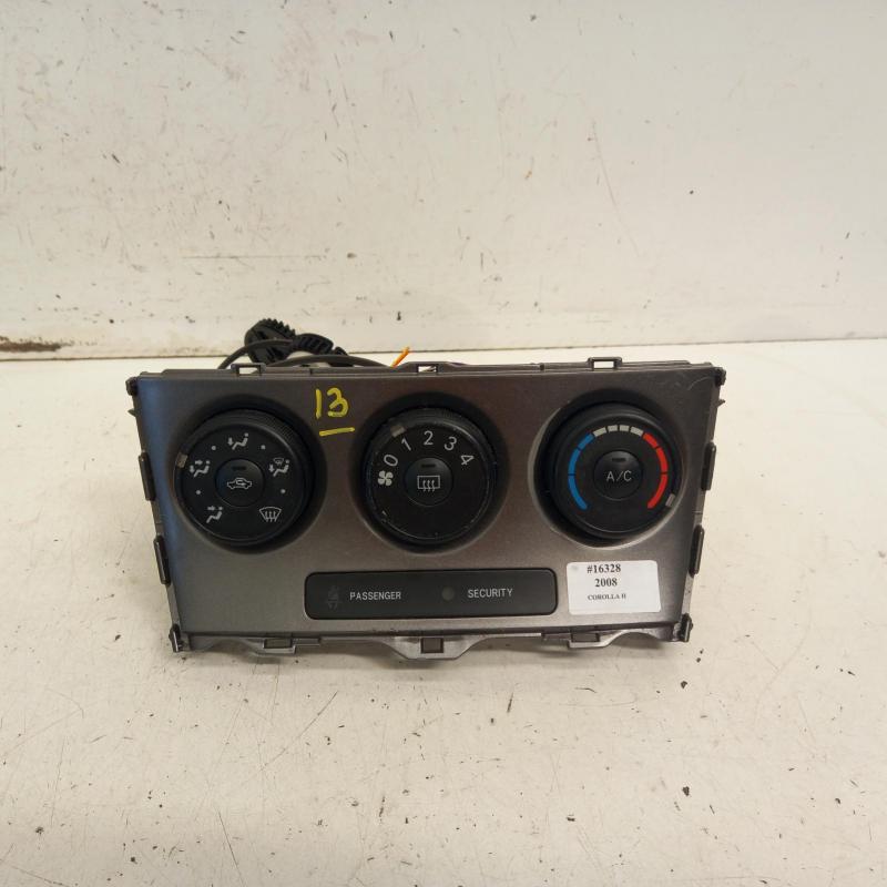 heater/aircon controls