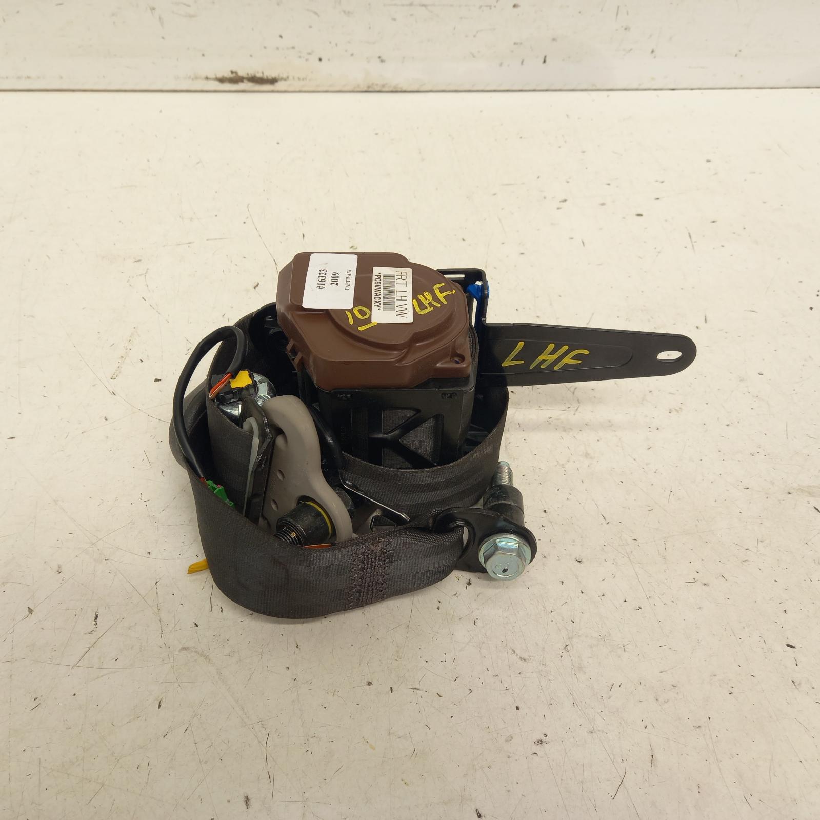 Captiva Seat Belt Stalk 2006-2011 lh front,seat belt only,cg,w/ pretensioner type,09/06-02/11 00016323 #405283