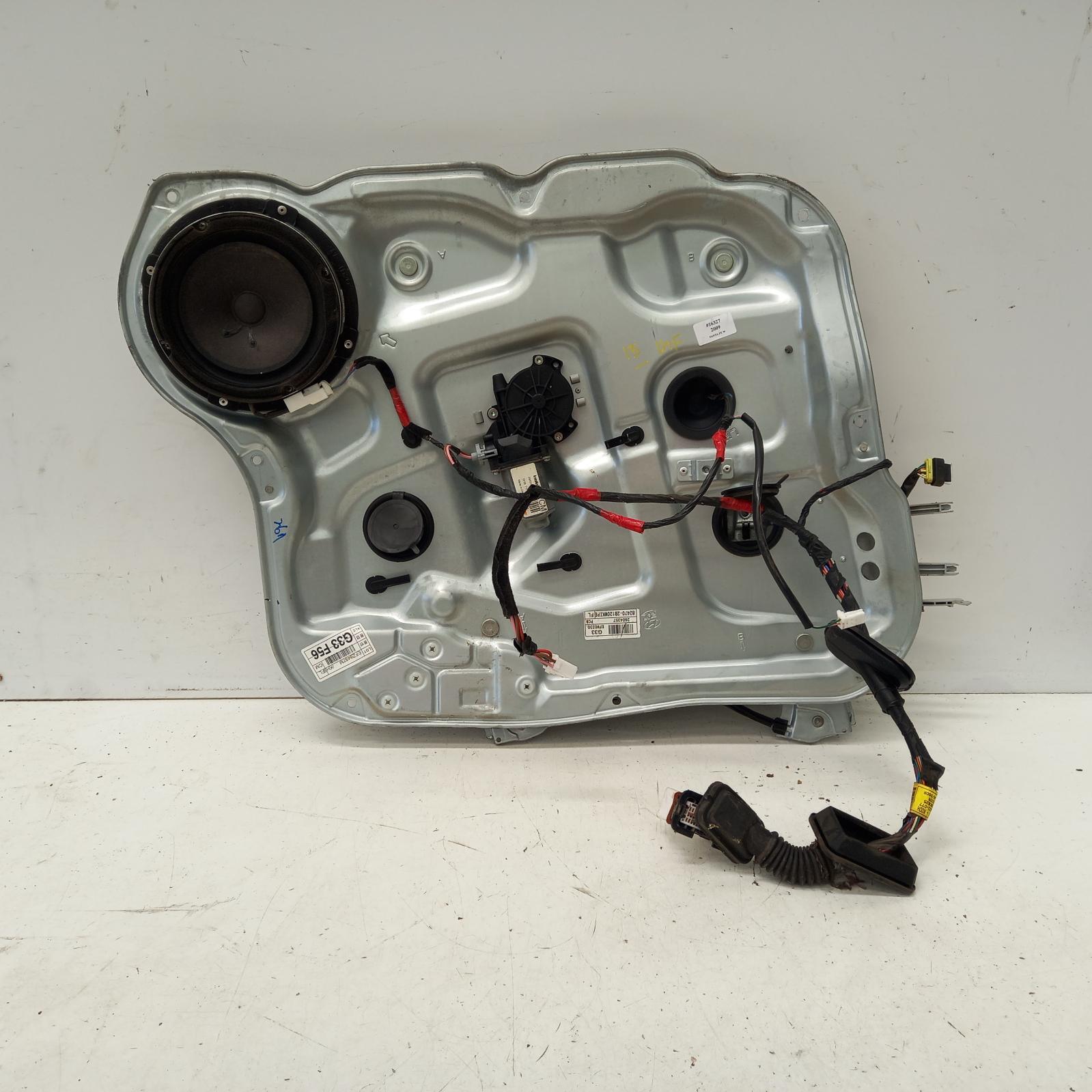 Santa Fe Window Regulator/motor Front Left 2005-2012 cm,door reg & motor assy,11/05-06/12 00016327 #405735