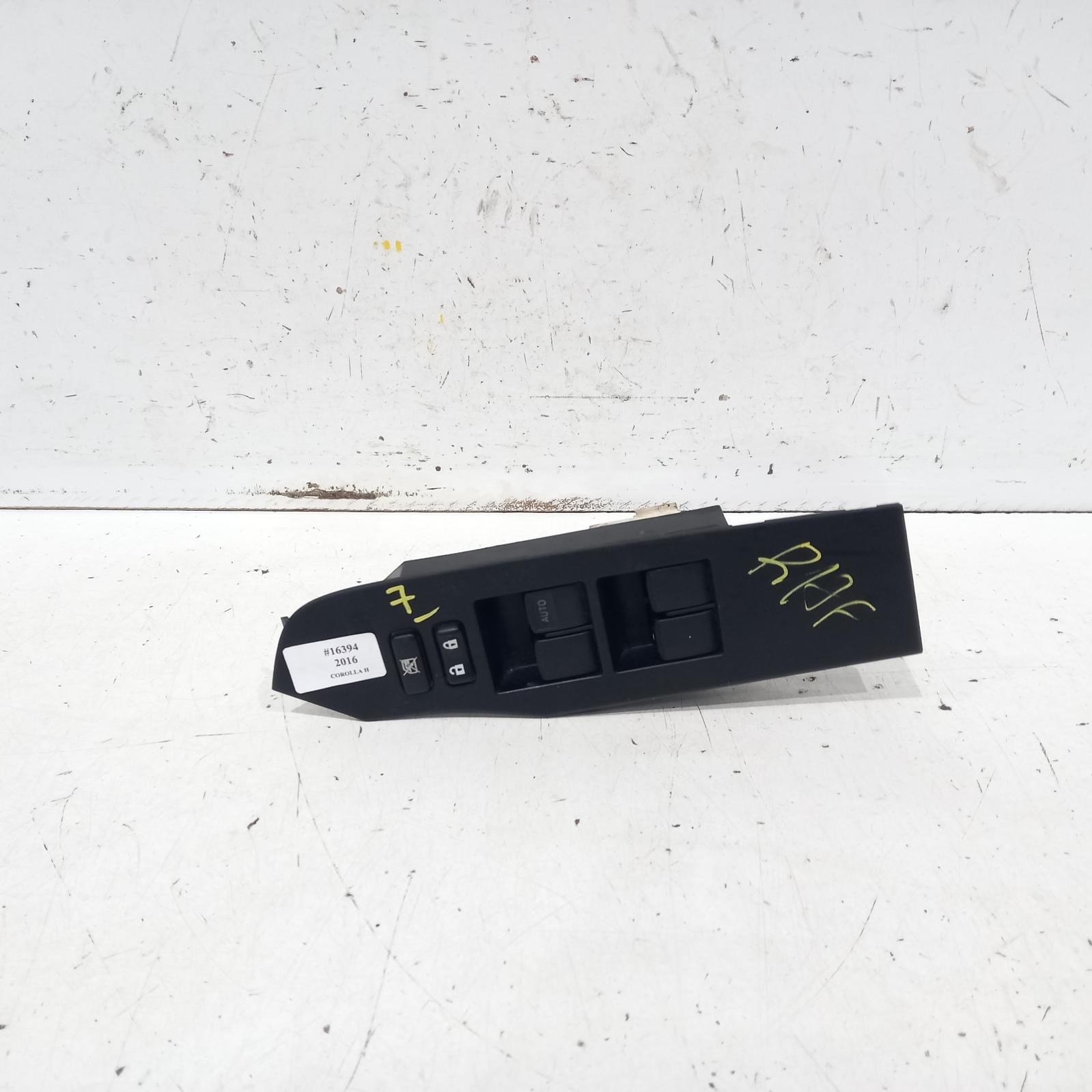 Corolla Power Door Window Switch 2015-2018 rh front (master switch),zre182r,hatch,standard,03/15-06/18 00016394 #407261
