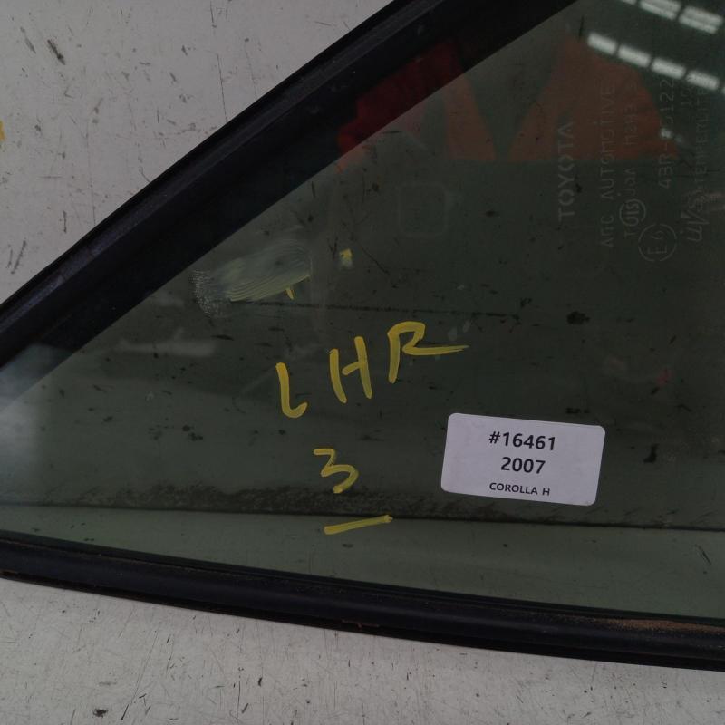 quarter door glass rear left