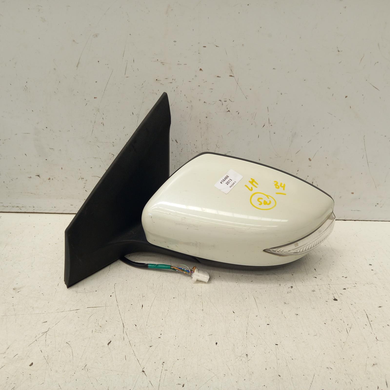 Pulsar Door Mirror Left 2012-2017 b17,sedan,power fold type,12/12-12/17 00016488 #409118