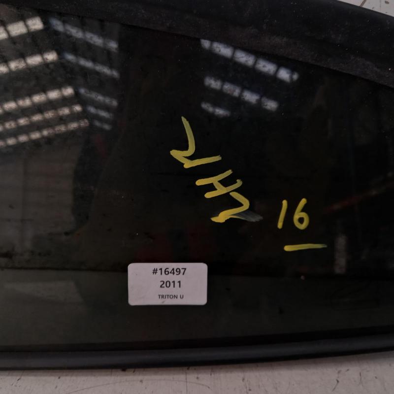 quarter door glass rear left