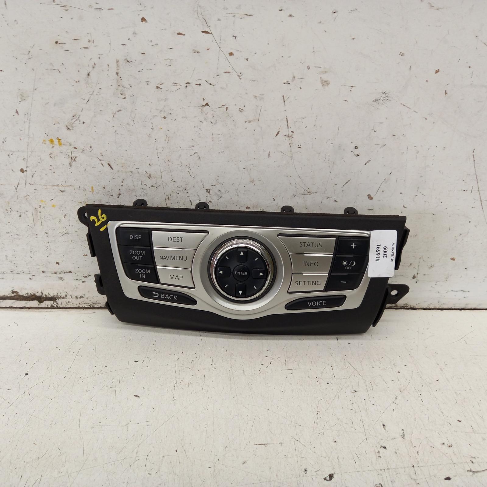 Murano Stereo/head Unit 2008-2011 navigation switch,z51,12/08-08/11 00016591 #412966