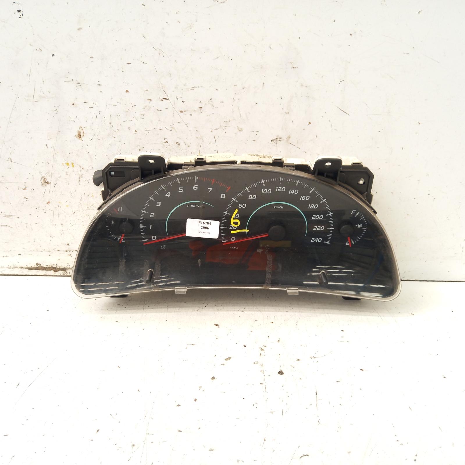 Camry Instrument Cluster 2006-2009 instrument cluster,altise,auto/manual t/m,acv40,06/06-06/09 00016704 #416506