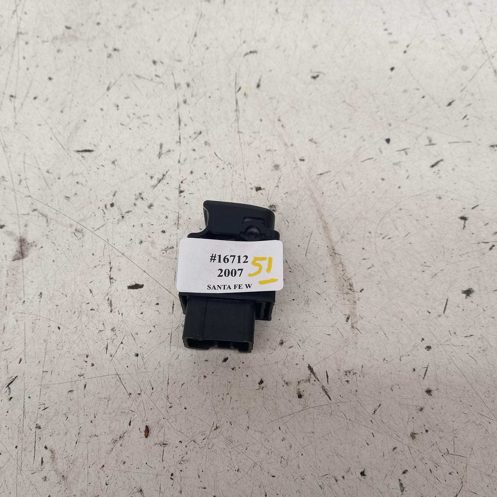 Santa Fe Power Door Window Switch 2005-2012 rh rear,cm,11/05-06/12 00016712 #417281