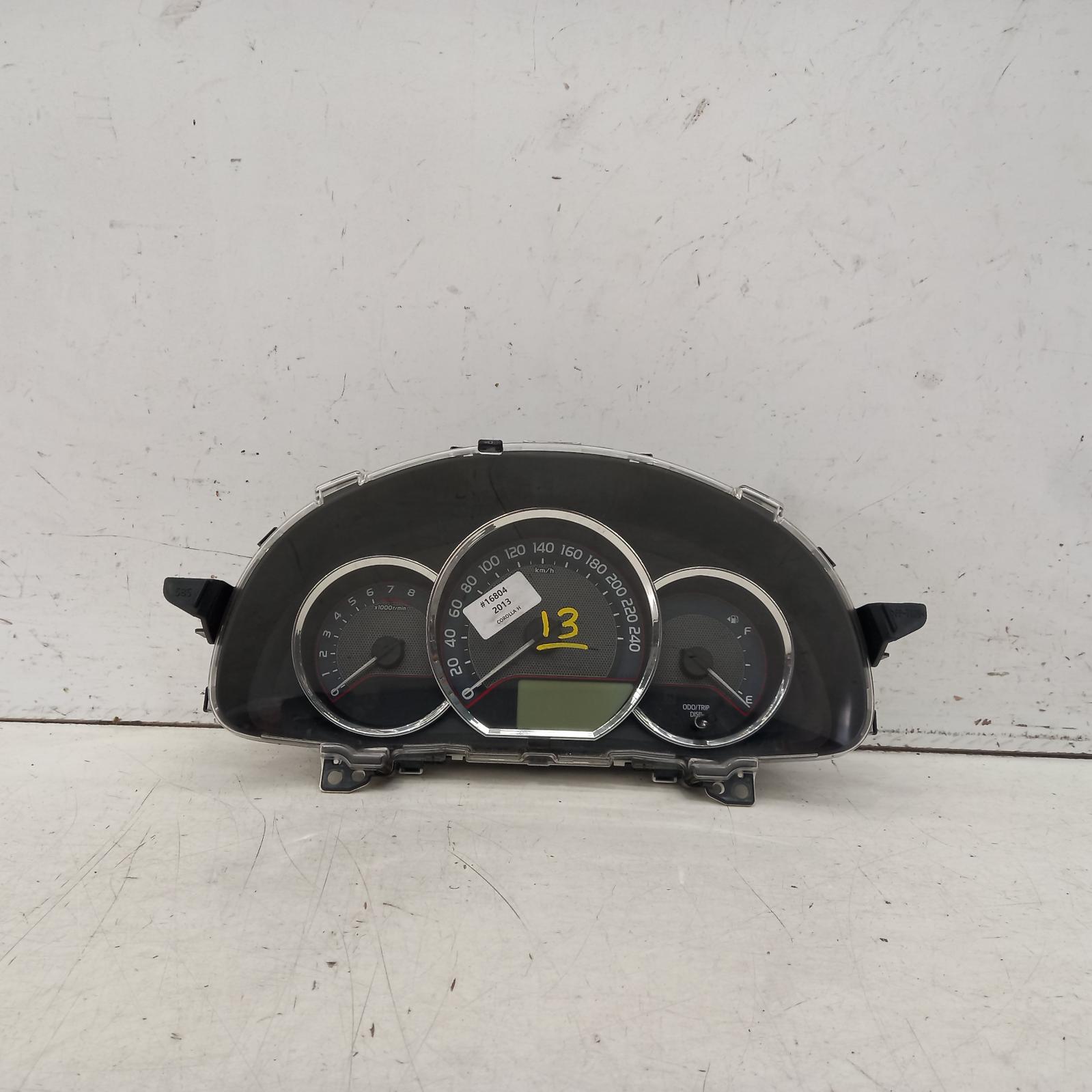 Corolla Instrument Cluster 2012-2015 1.8,2zr-fe,auto t/m,ascent,zre182r,hatch,10/12-05/15 00016804 #420045