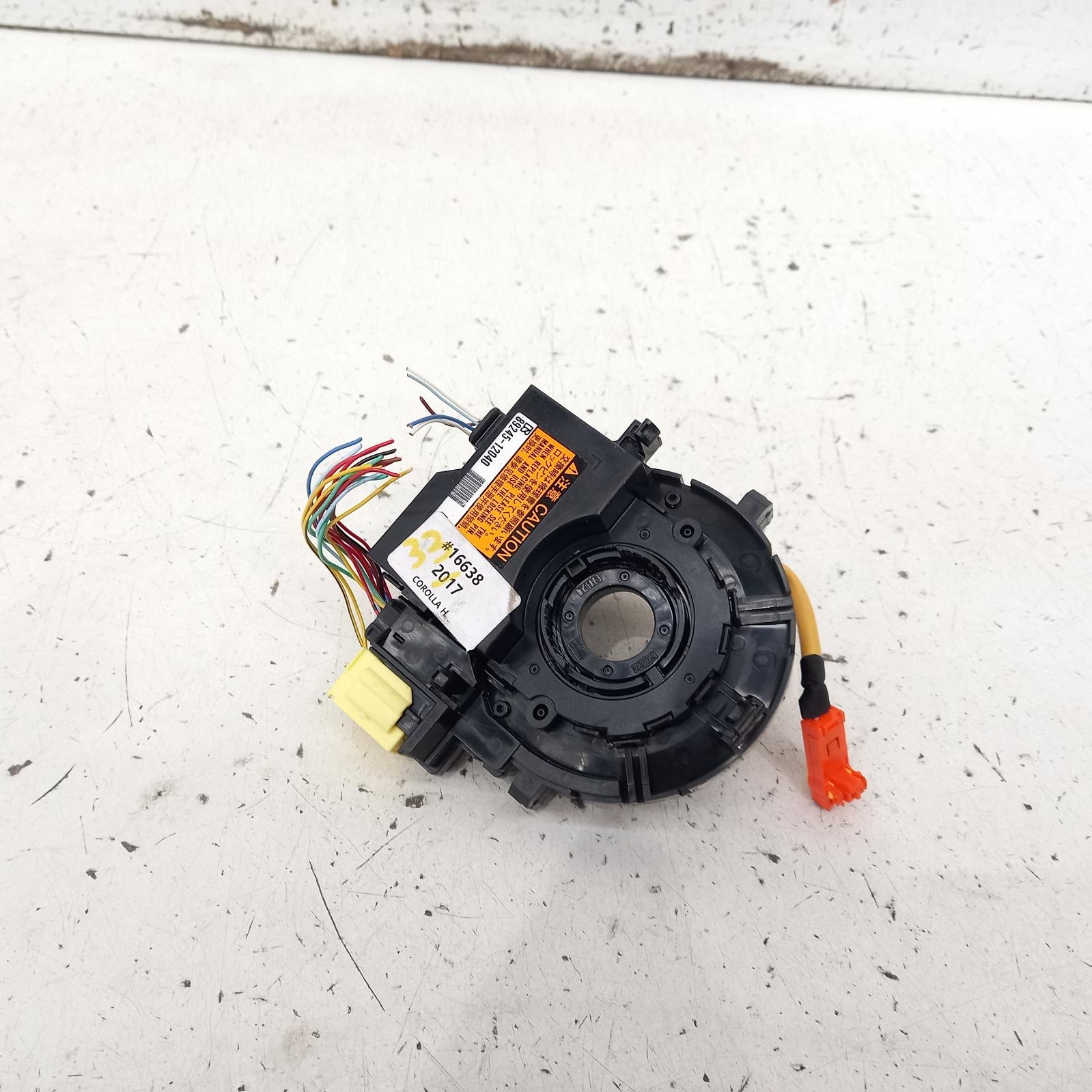 421199, Used airbag module/sensor for 2017 Corolla clockspring