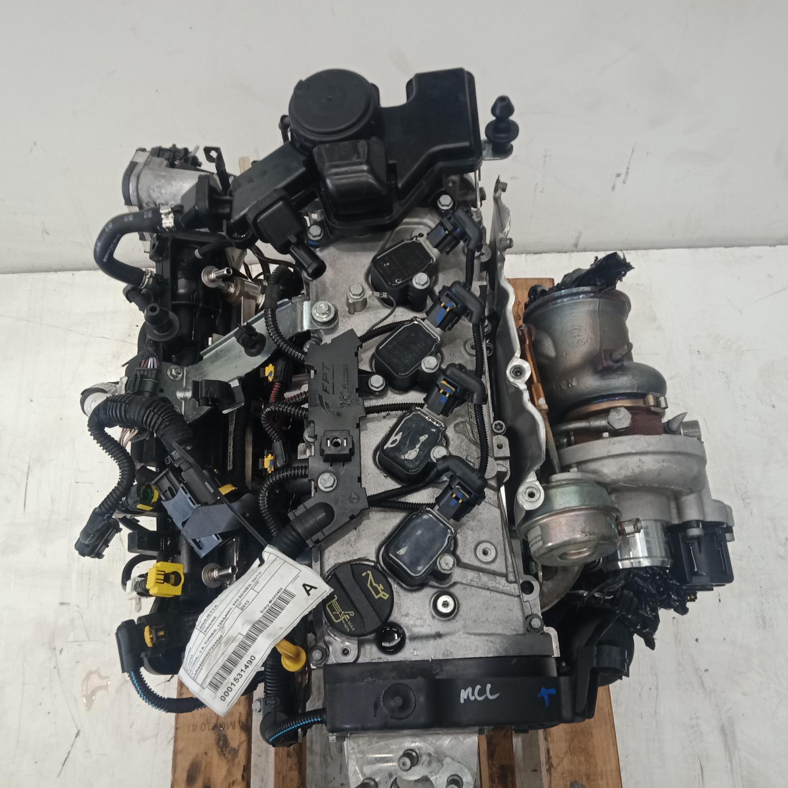 Giulietta Engine 2013-2016 petrol,1.4,dohc,turbo,198a4000,non multiair,940 series,02/13-09/16 partwh #421614