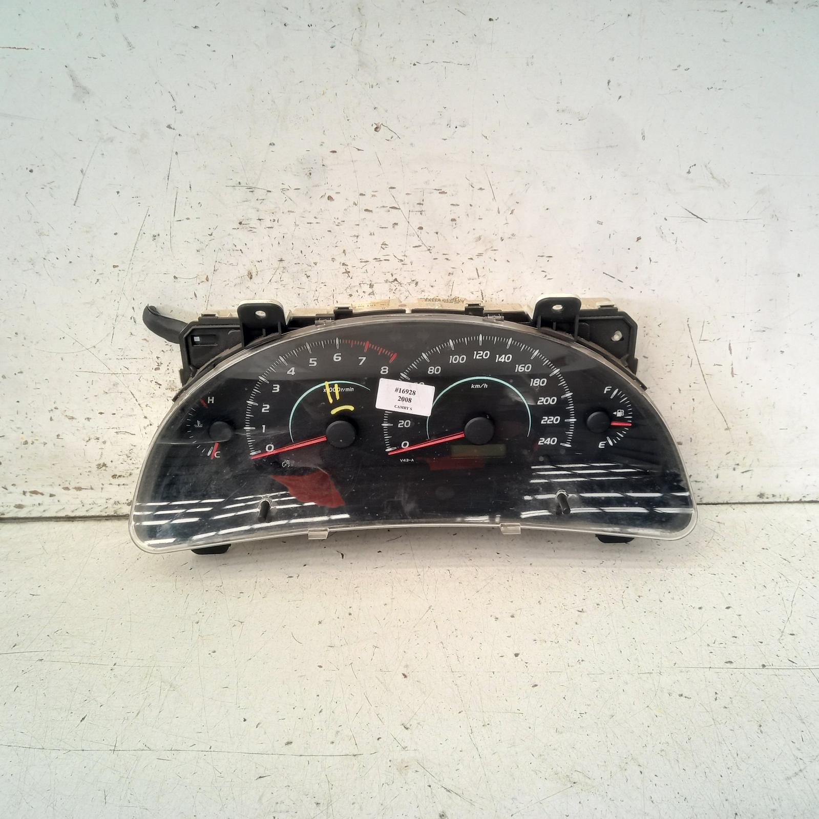Camry Instrument Cluster 2006-2009 instrument cluster,altise,auto/manual t/m,acv40,06/06-06/09 00016928 #427588