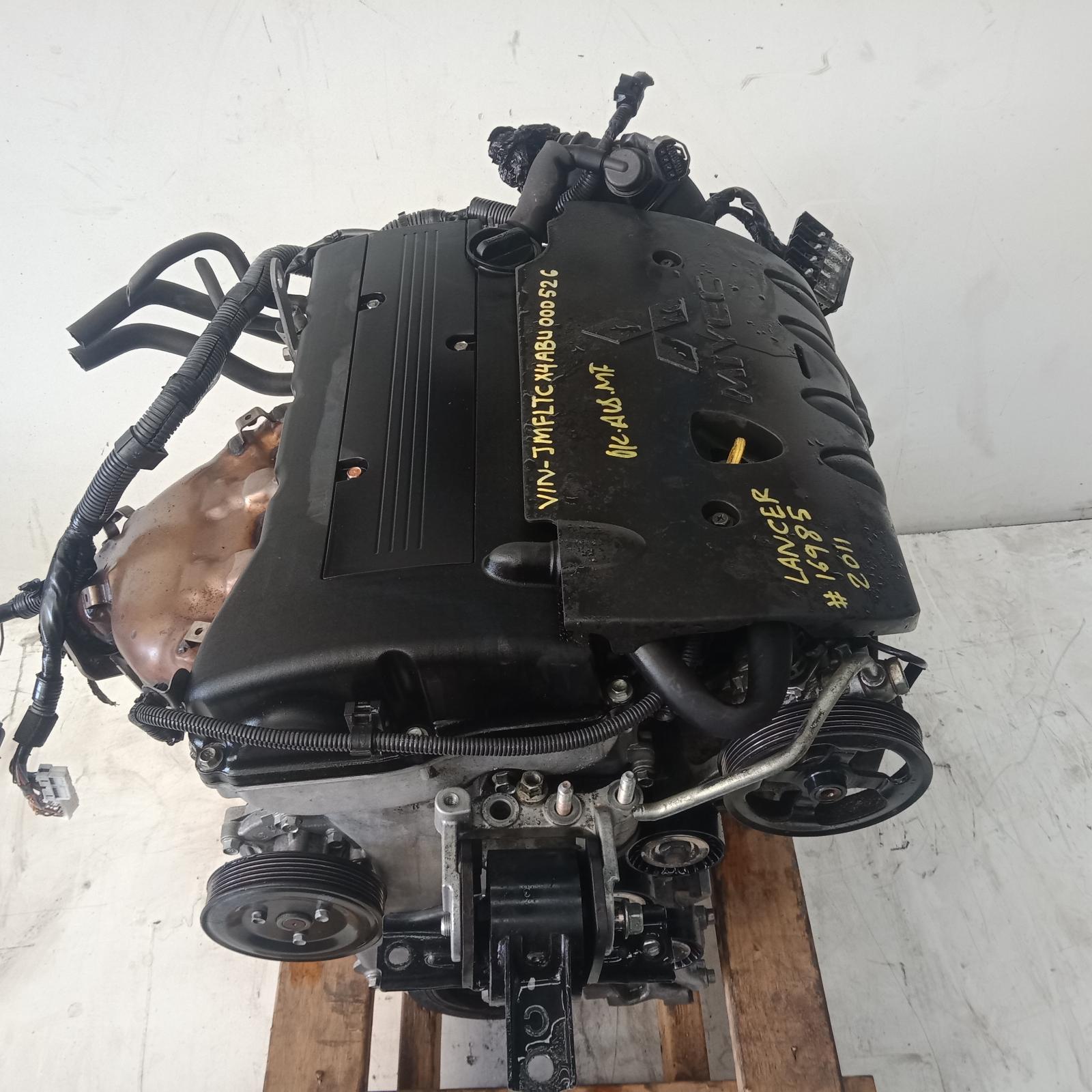 Lancer Engine 2007-2011 petrol,2.0,4b11,non turbo,non egr type,cj,07/07-08/11 00016985 #427525