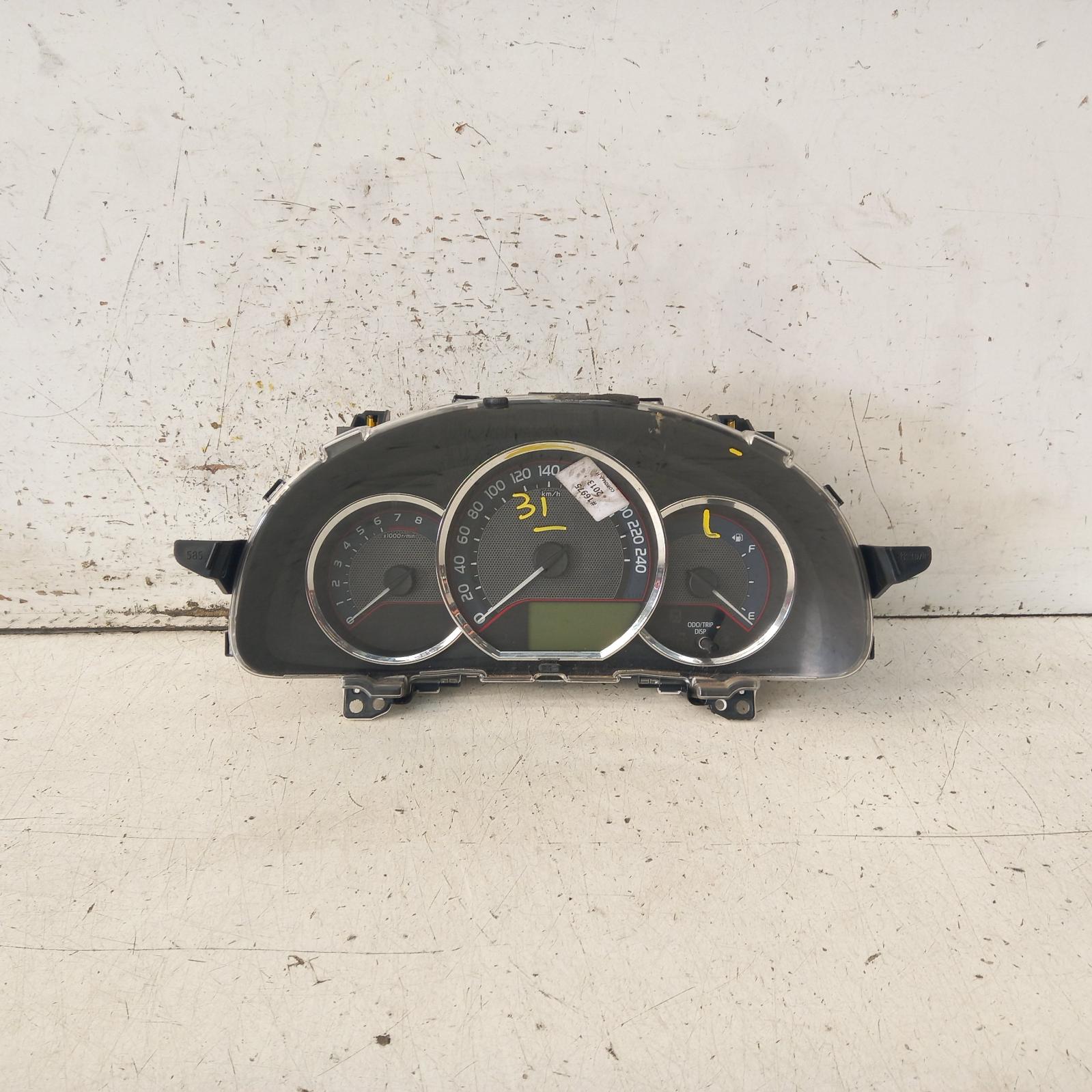 Corolla Instrument Cluster 2012-2015 1.8,2zr-fe,auto t/m,ascent,zre182r,hatch,10/12-05/15 00016975 #429029