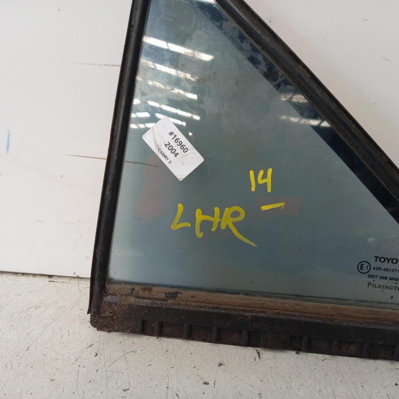 quarter door glass rear left