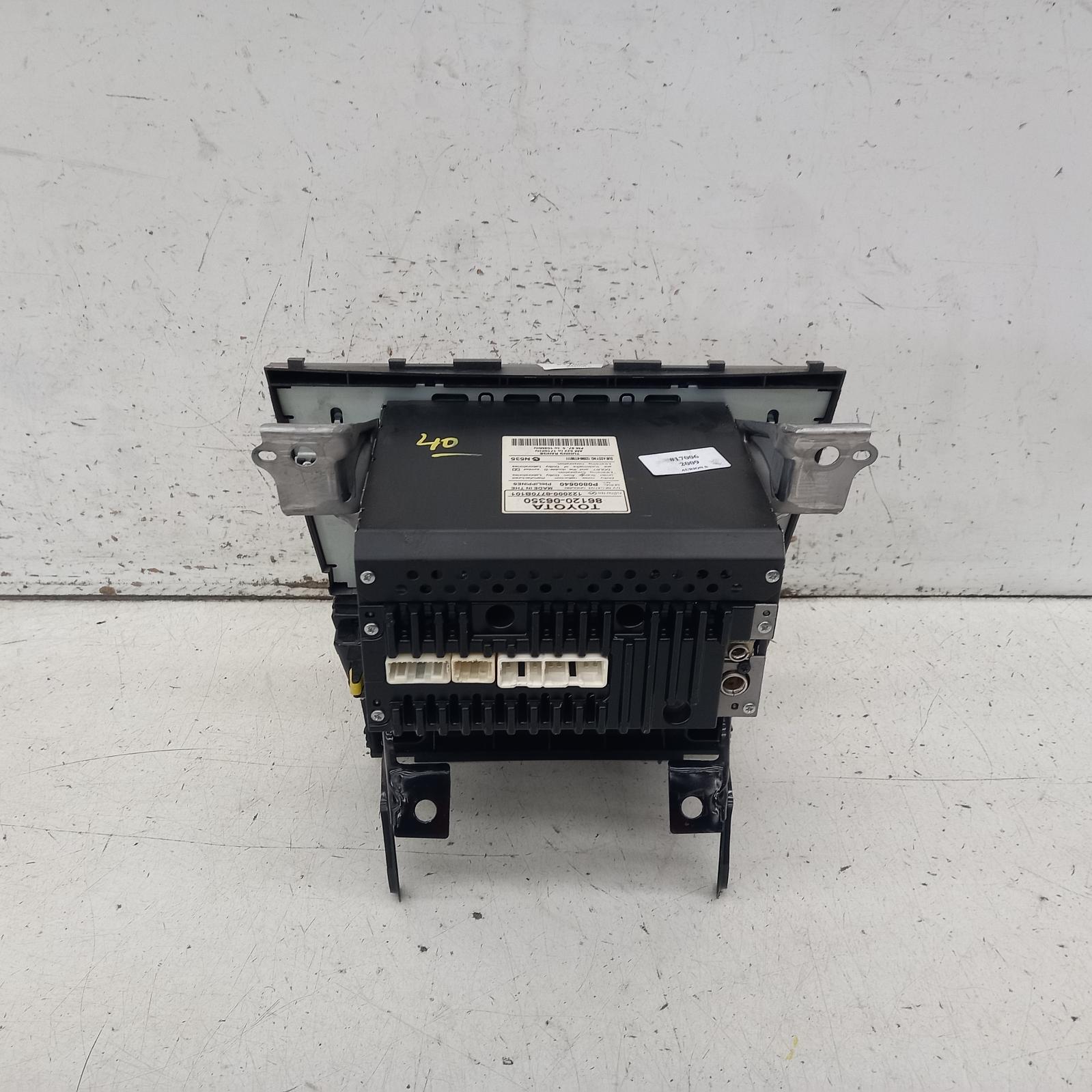 Aurion Stereo/head Unit 2006-2012 cd player,gsv40r,10/06-03/12 00017006 #430126