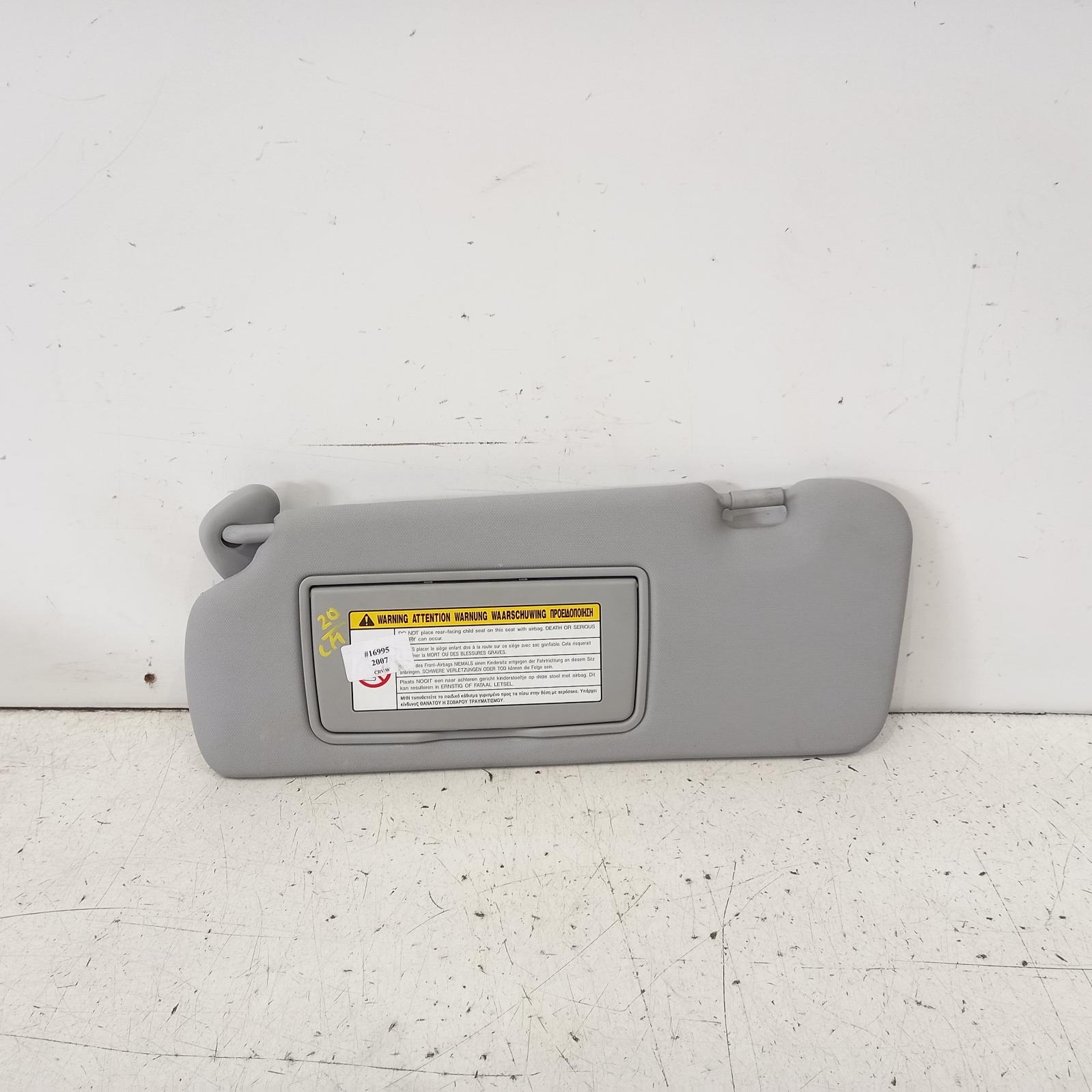 Crv Sunvisor 2007-2012 re,lh side,03/07-10/12 00016995 #431614