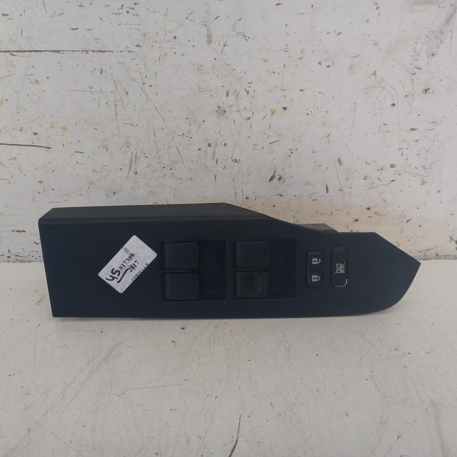 Corolla Power Door Window Switch 2015-2018 rh front (master switch),zre182r,hatch,standard,03/15-06/18 00017309 #444227