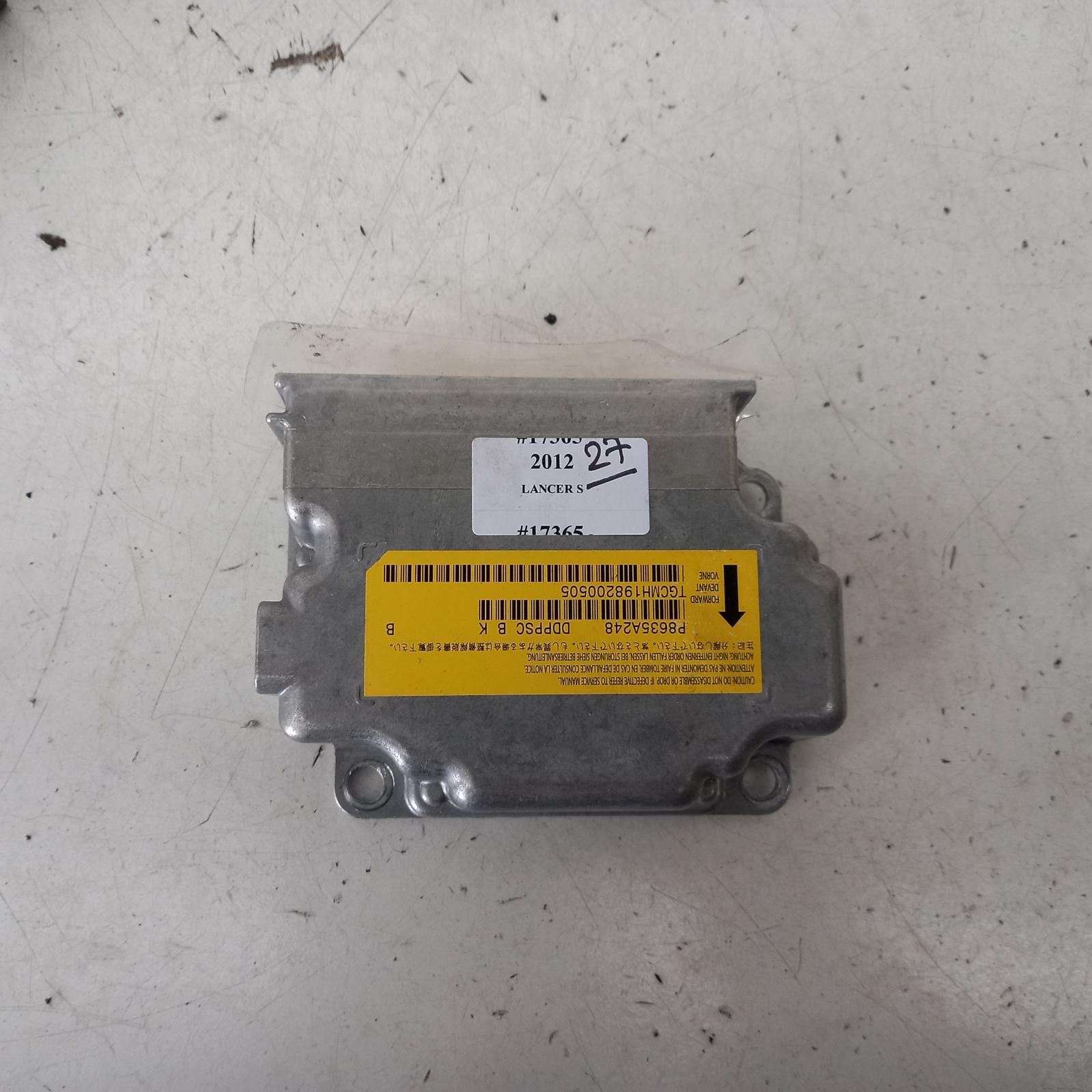 447125, Used airbag module/sensor for 2012 lancer module, cj, w