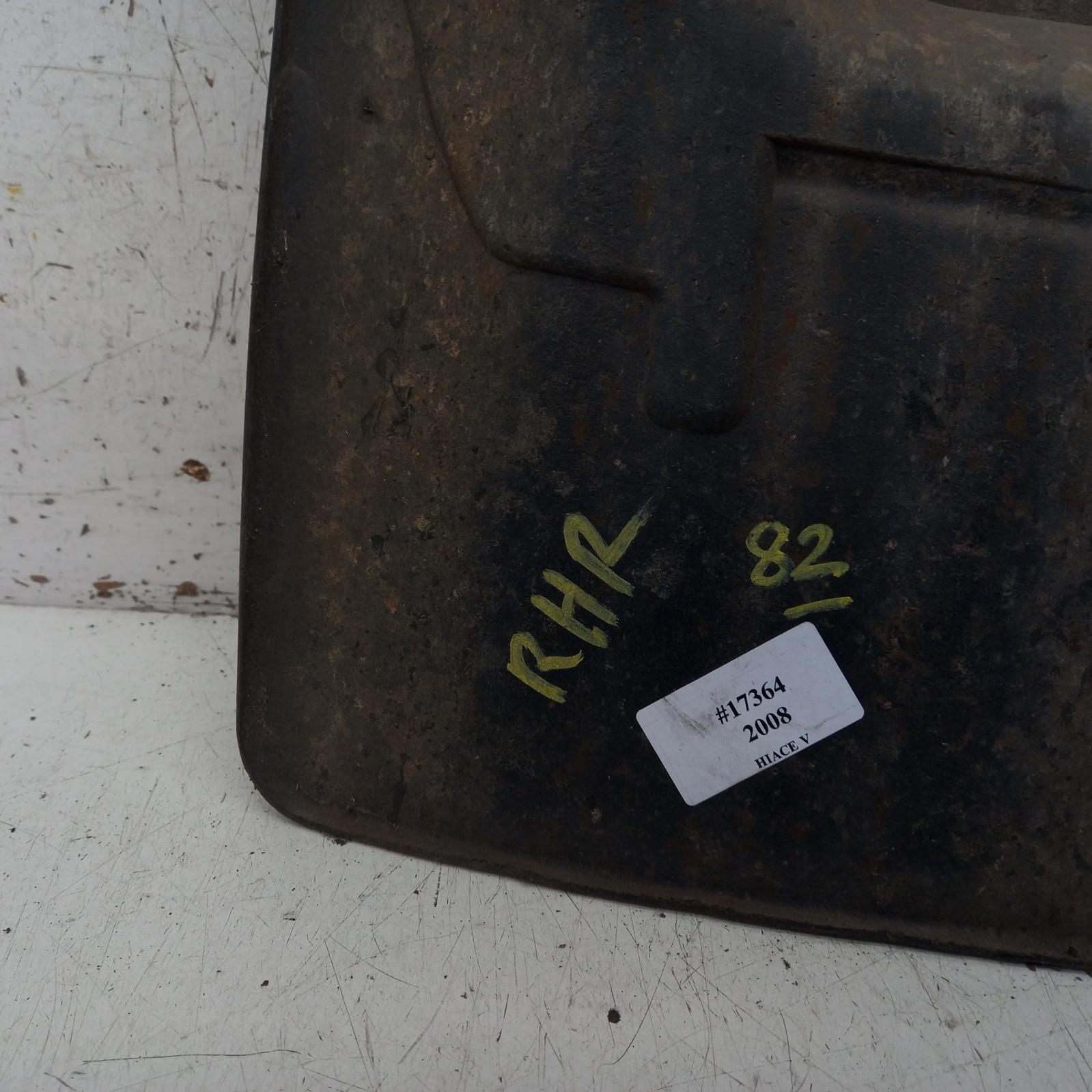 447748, Used mud flaps for 2008 hiace rh rear, trh/kdh, 03/0504/19