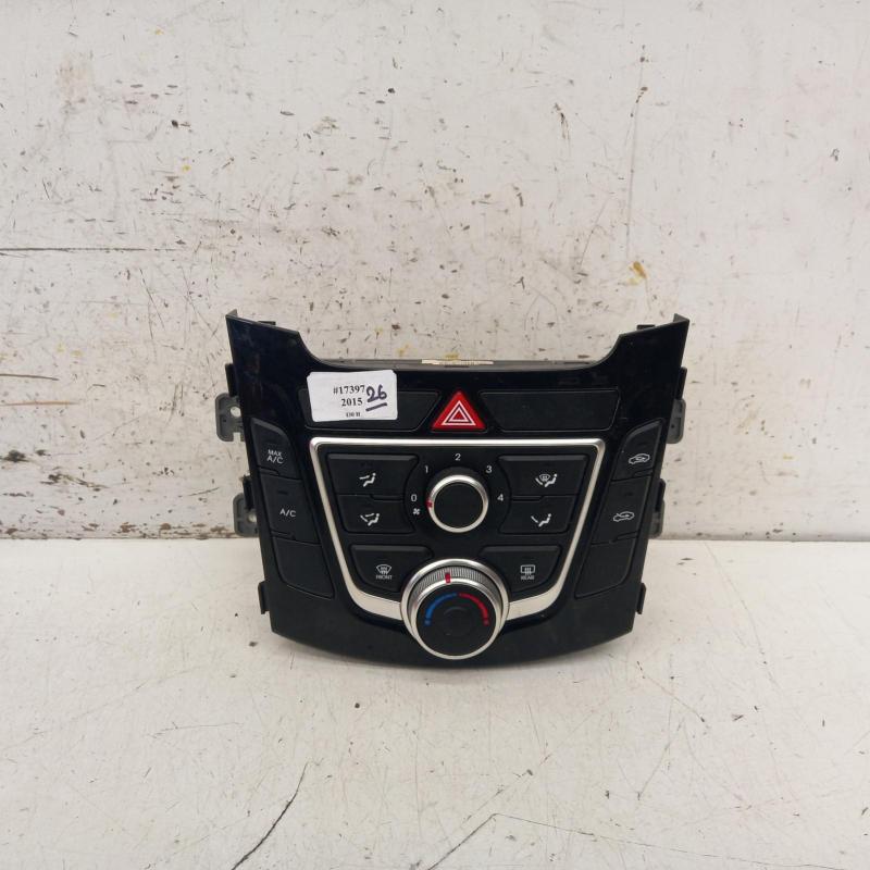 heater/aircon controls