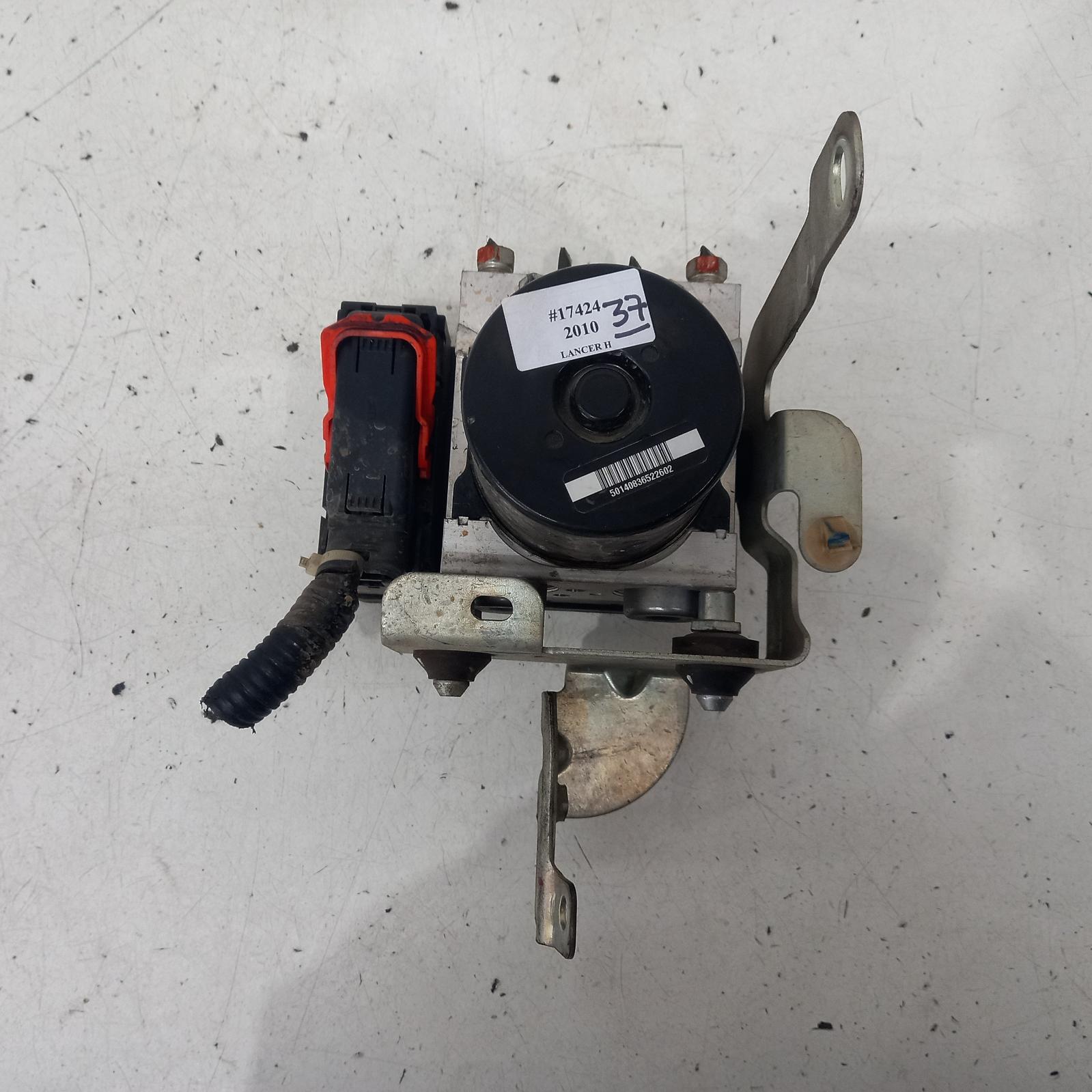451803, Used abs pump/modulator for 2010 lancer cj, p/n 4670a539, 09/