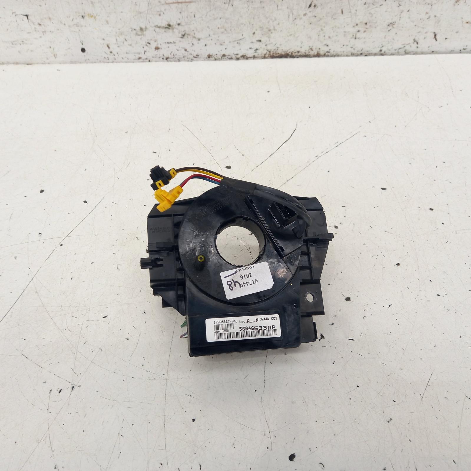 454041, Used airbag module/sensor for 2016 Compass clockspring, mk