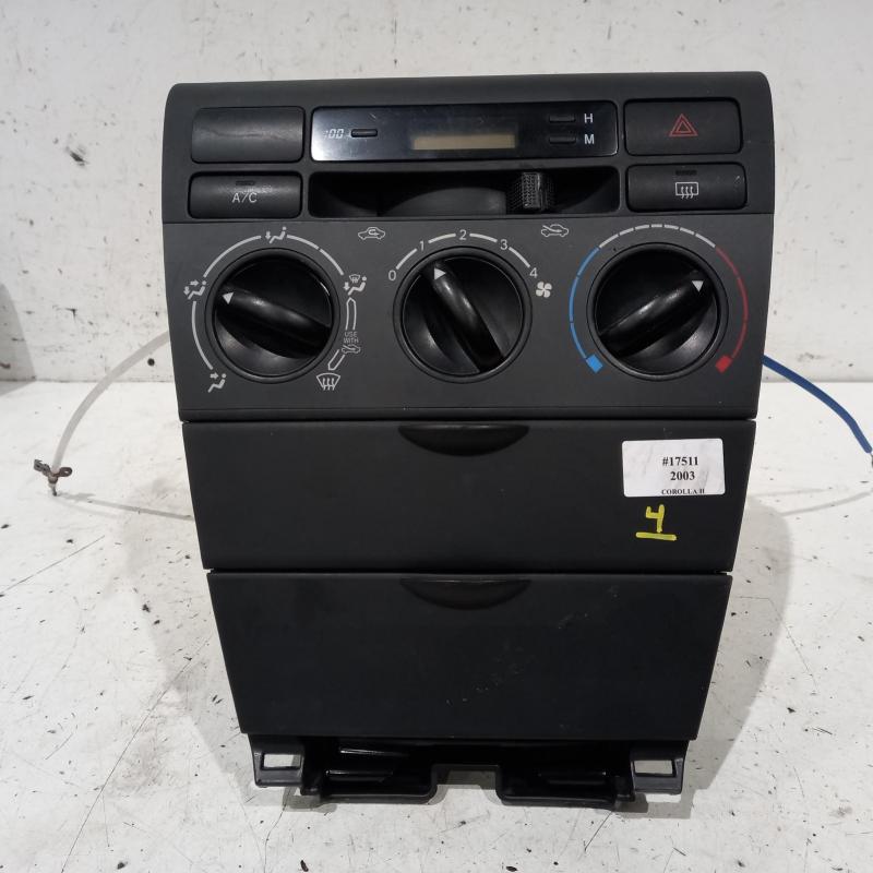 heater/aircon controls