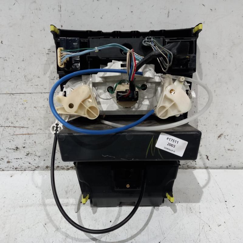 heater/aircon controls