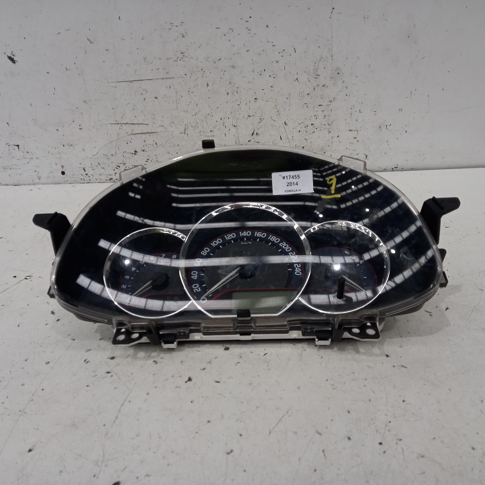 Corolla Instrument Cluster 2012-2015 1.8,2zr-fe,auto t/m,ascent,zre182r,hatch,10/12-05/15 00017455 #456128
