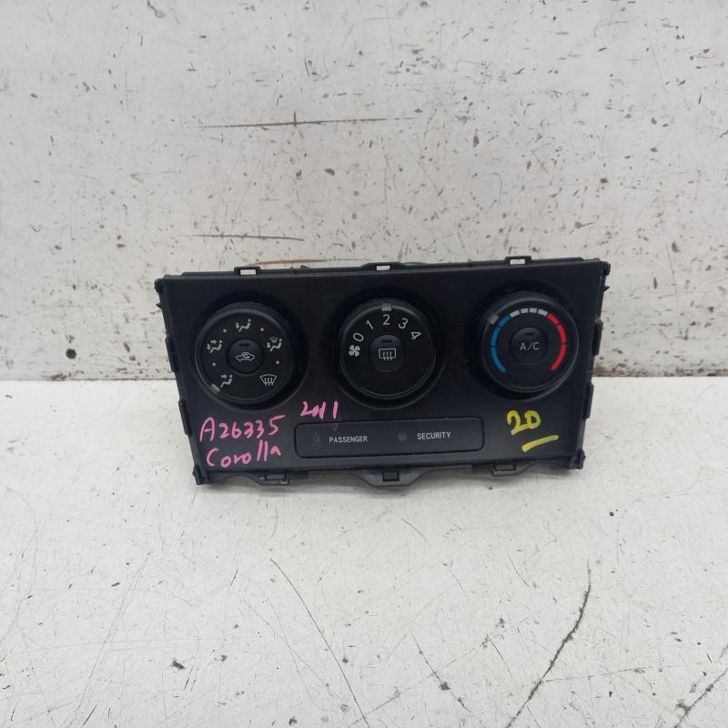 heater/aircon controls