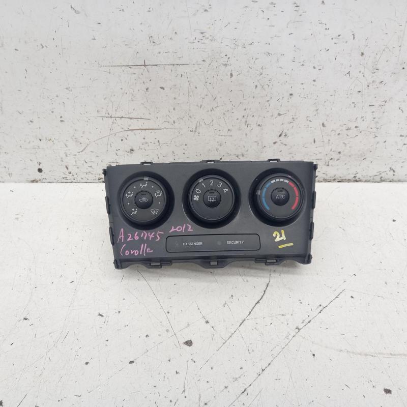 heater/aircon controls