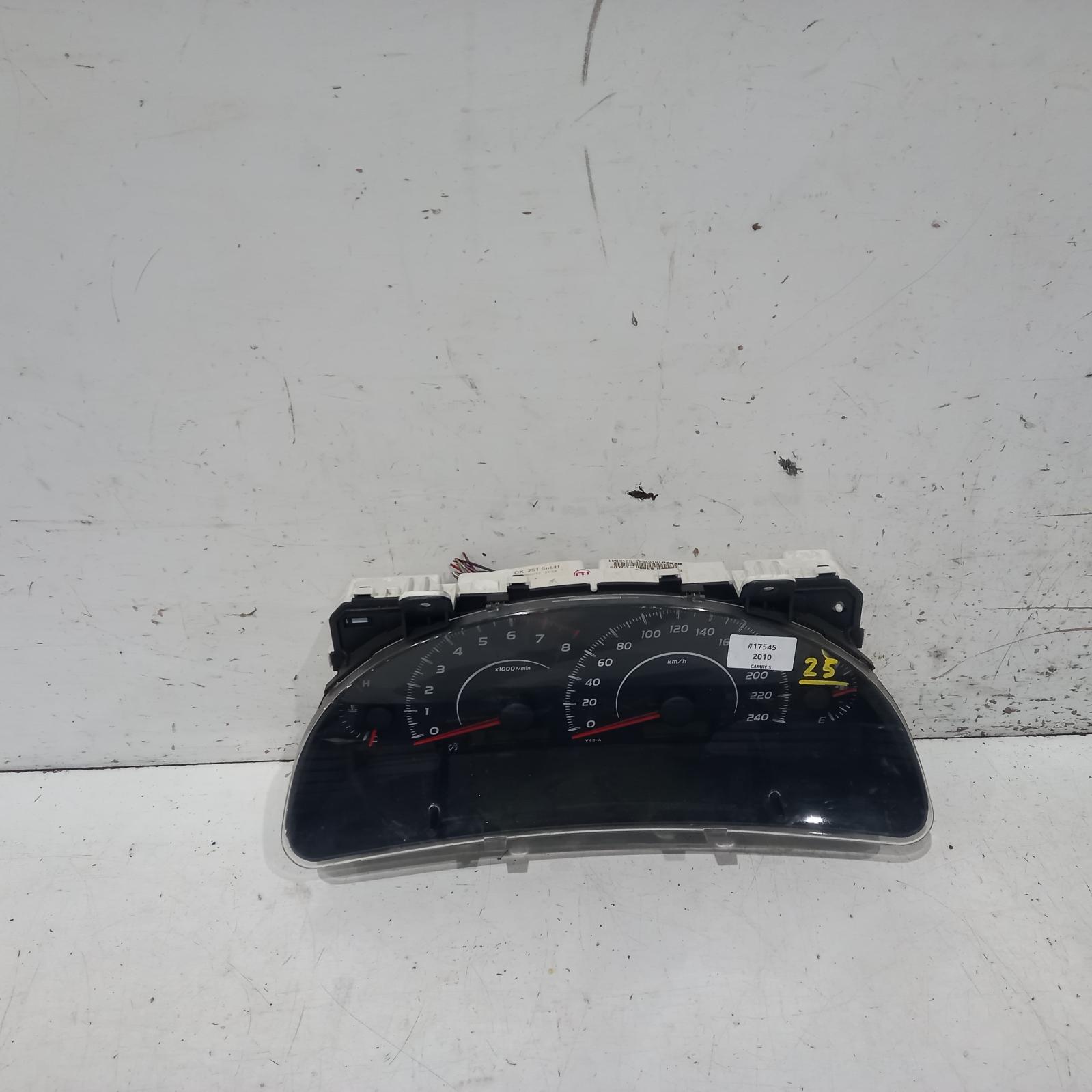 Camry Instrument Cluster 2009-2011 instrument cluster,auto t/m,altise,acv40,07/09-11/11 00017545 #459236