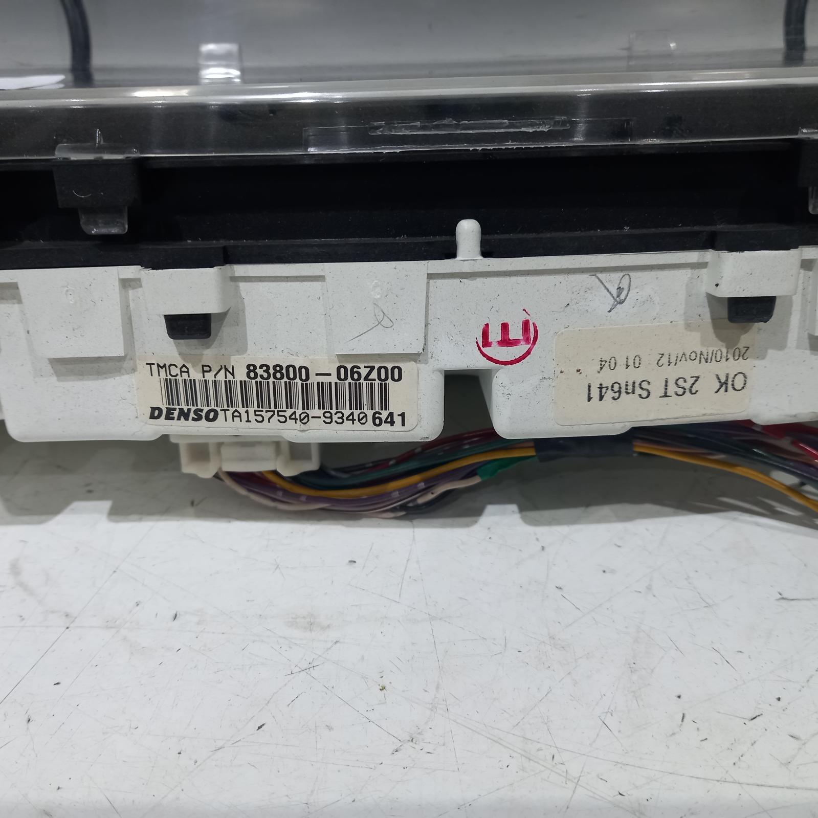 Camry Instrument Cluster 2009-2011 instrument cluster,auto t/m,altise,acv40,07/09-11/11 00017545 #459236