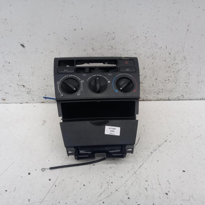 heater/aircon controls