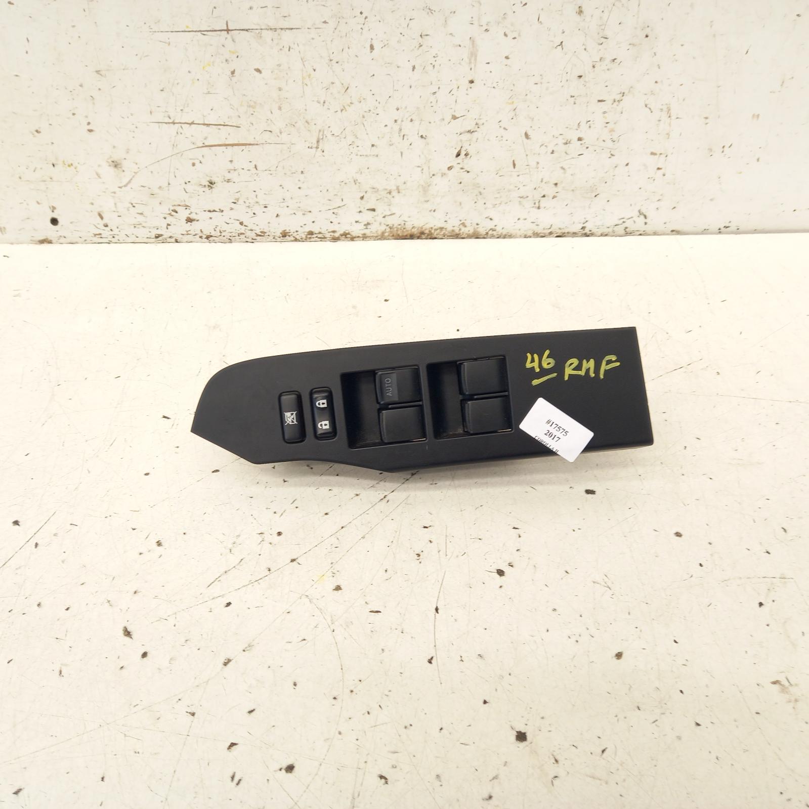 Corolla Power Door Window Switch 2015-2018 rh front (master switch),zre182r,hatch,standard,03/15-06/18 00017575 #460183