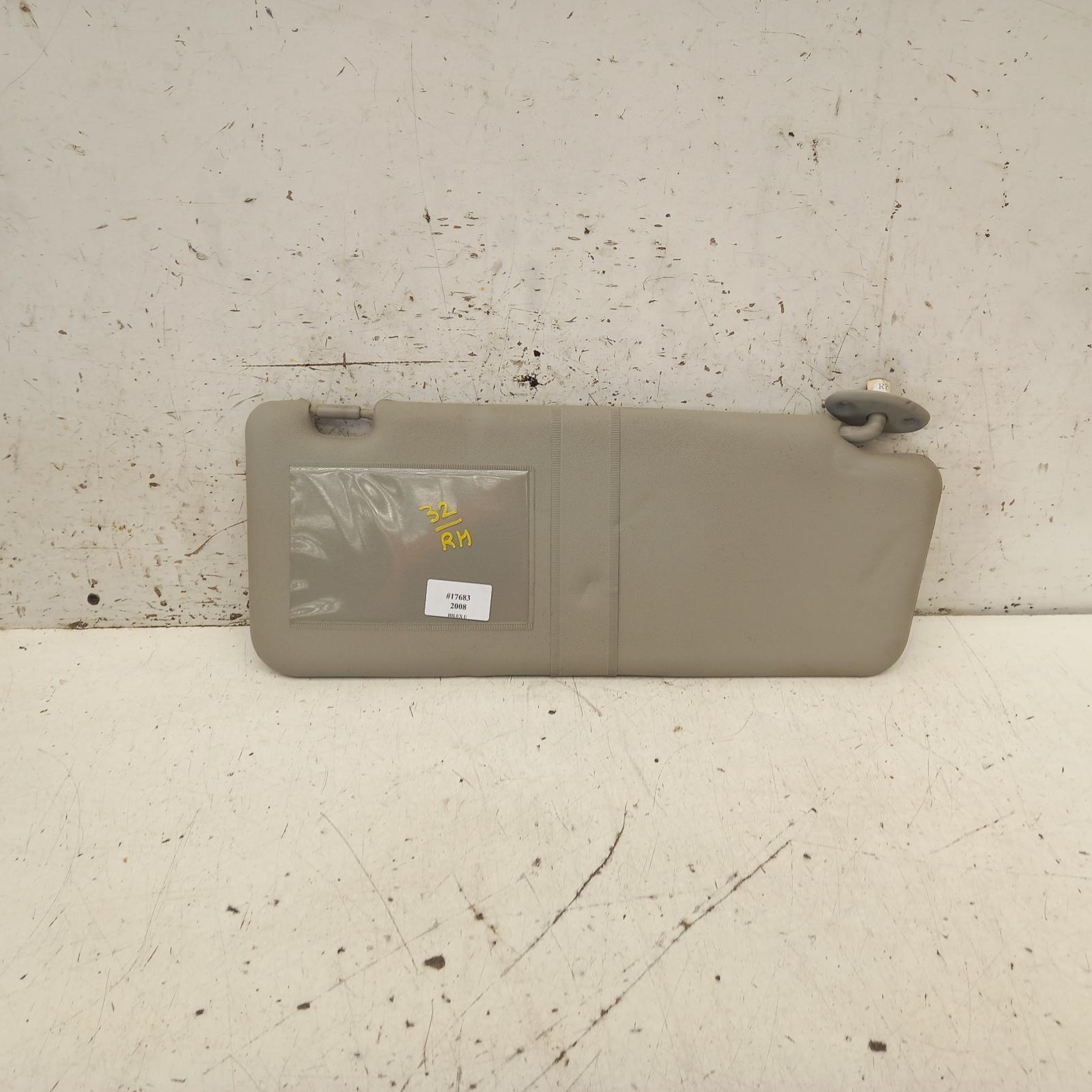 Hilux Sunvisor 2005-2015 rh side,02/05-08/15 00017683 #462242