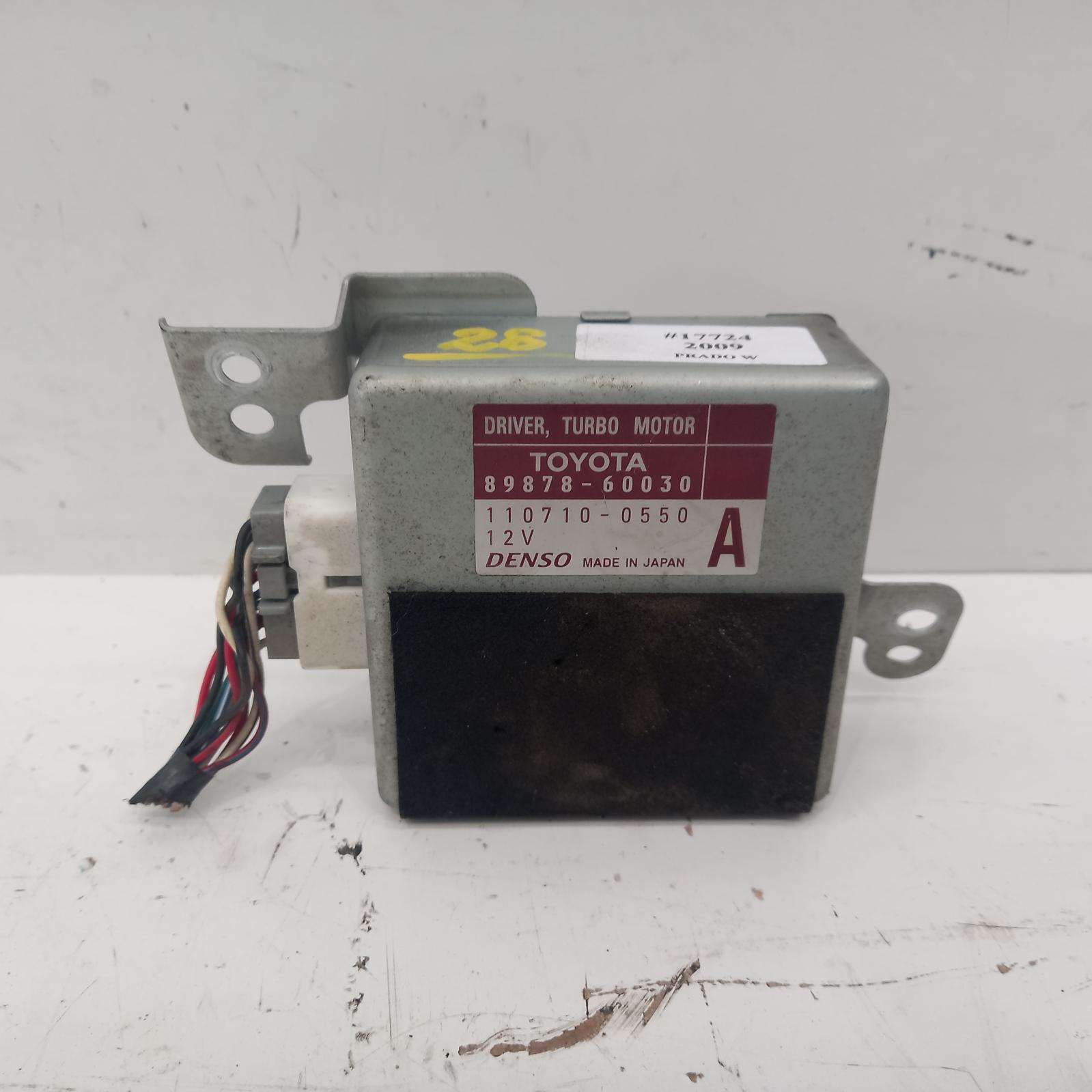 Prado Ecu 2003-2009 turbo driver,p/n 8987860030,120 series,02/03-10/09 00017724 #466009