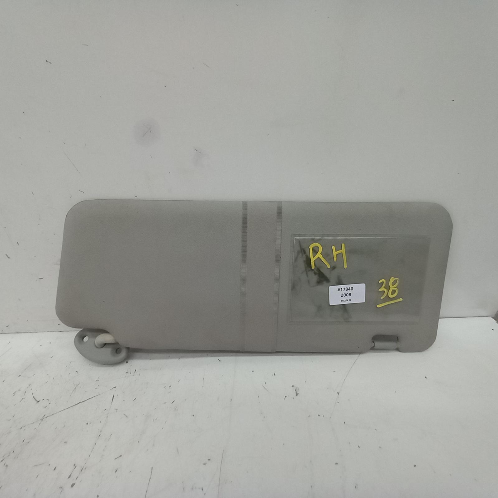 Hilux Sunvisor 2005-2015 rh side,02/05-08/15 00017840 #468835